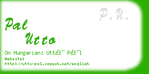 pal utto business card